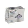 Oczko V-TAC gips GU10 okrągłe wpuszczane G-K białe+złoto VT-866-MRD 5 lat gwarancji